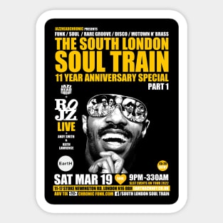 POSTER - THE SOUTH LONDON - SOUL TRAIN - ANDY SMITH Sticker